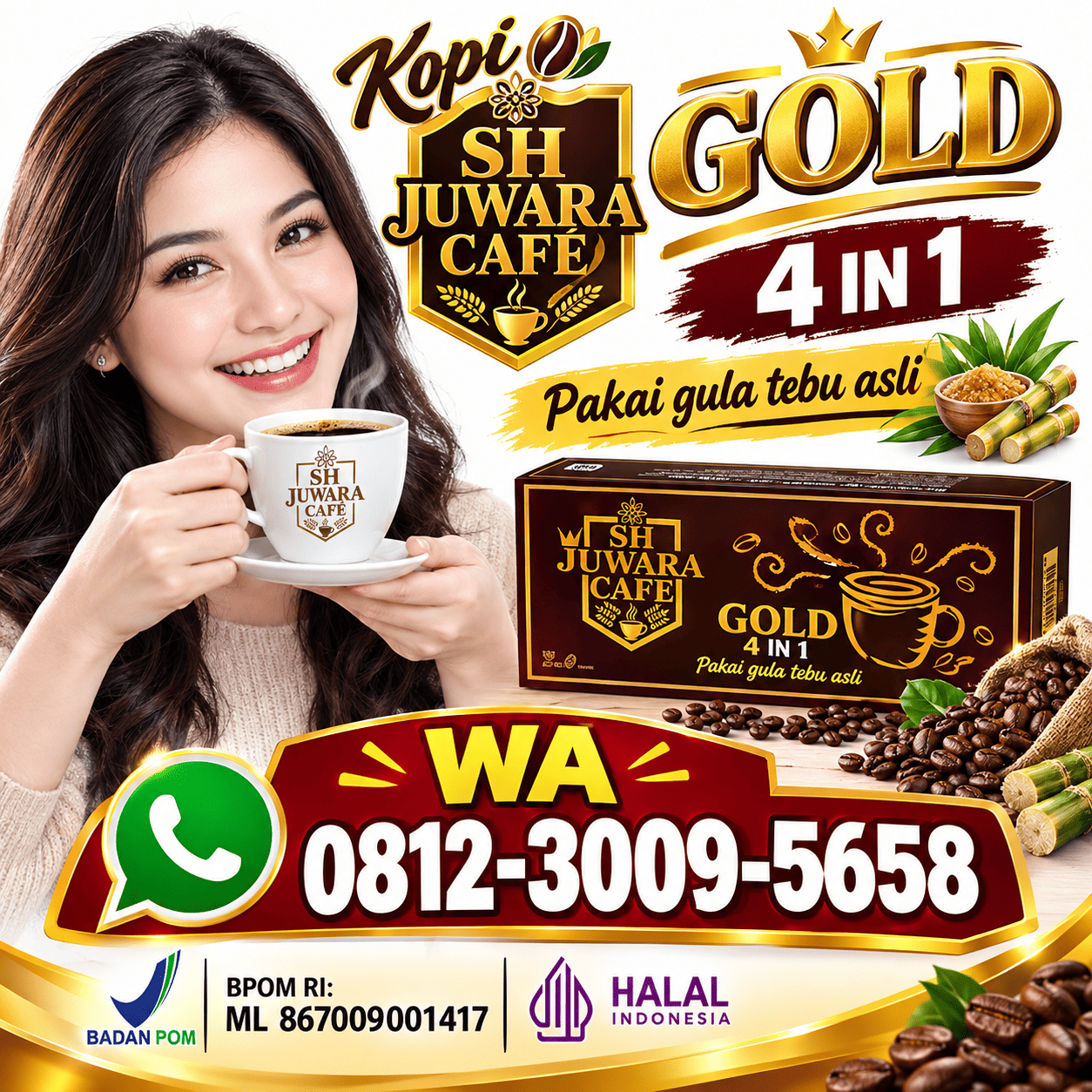 Peluang Bisnis Kopi Juwara Cafe Gold